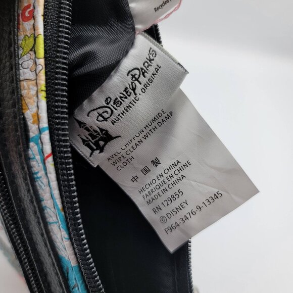 Disney Parks Retro Characters Bag Multicolor Pebbled Adj Dumbo Bambi Crossbody - Picture 10 of 10